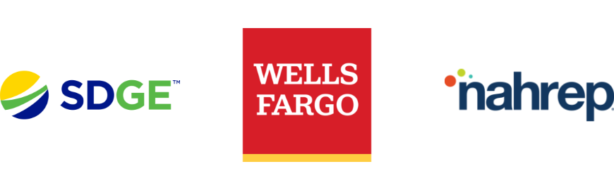 SDGE, Wells Fargo, NAHREP logos