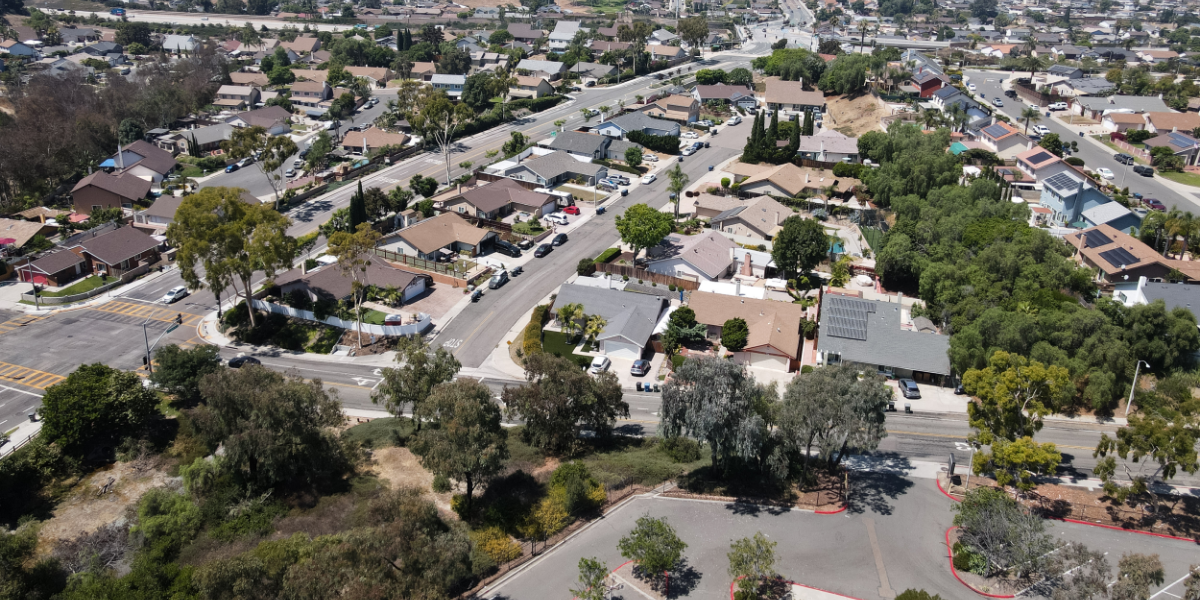 Neighborhood in central San Diego