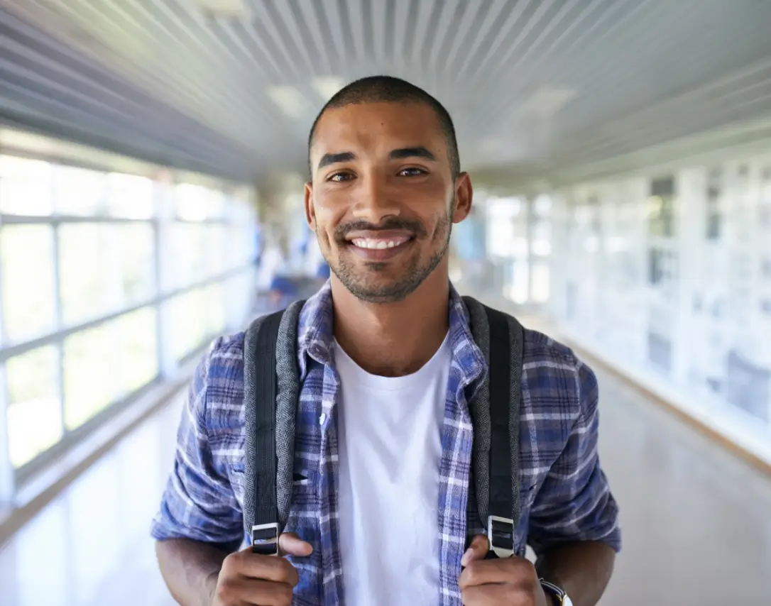 Man with Backpack